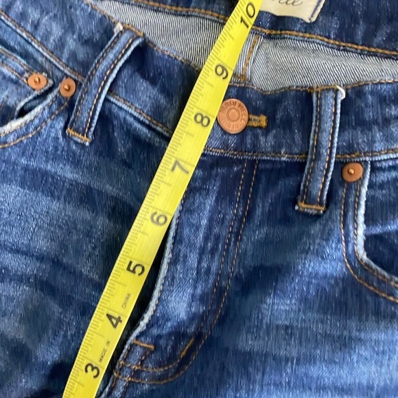 Madewell Dark Wash The Slim Boyfriend Jean Relaxed Straight Leg Size 25 - Picture 7 of 9